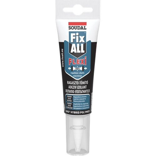 Soudal Fix All Flexi ragasztó-tömítő FEHÉR 125ml Soudal Fix All Flexi ragasztó-tömítő FEHÉR 125ml